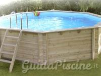 piscina fuori terra ottagonale