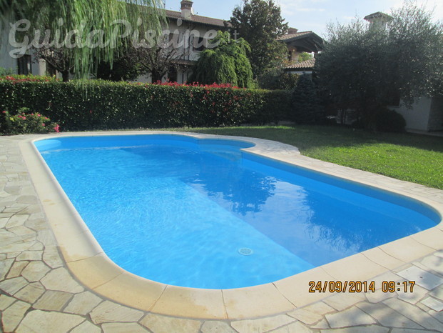 Piscina a skimmer in liner pvc, 8 x 4 H 1.5m