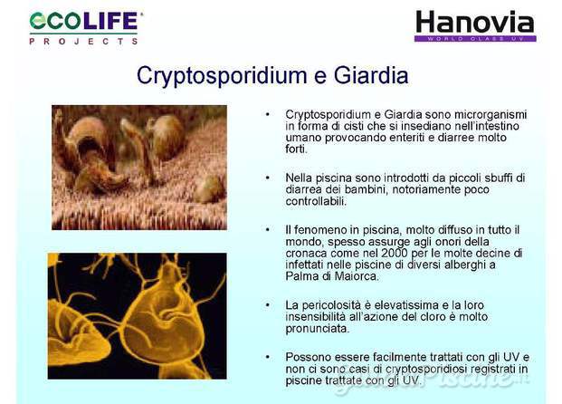 Rischio da Cryptosporidium 