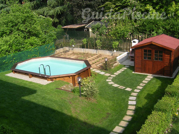 Piscina in legno