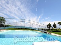 Piscina con ponte