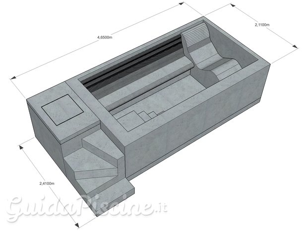 Piscina a skimmer